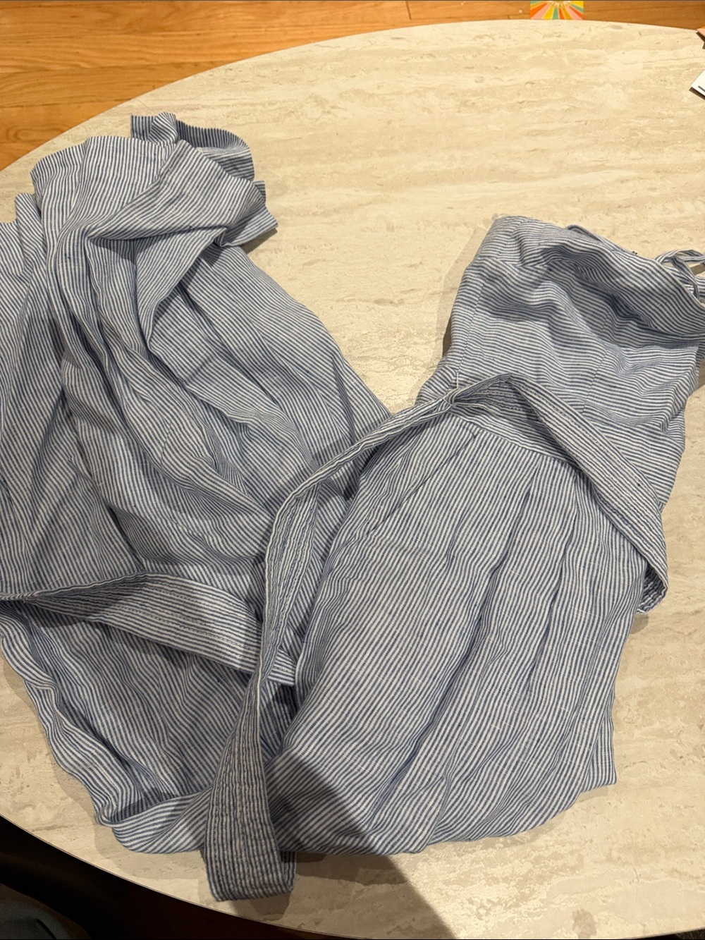 J.Crew Blue and White Striped Jumpsuit - Size 2